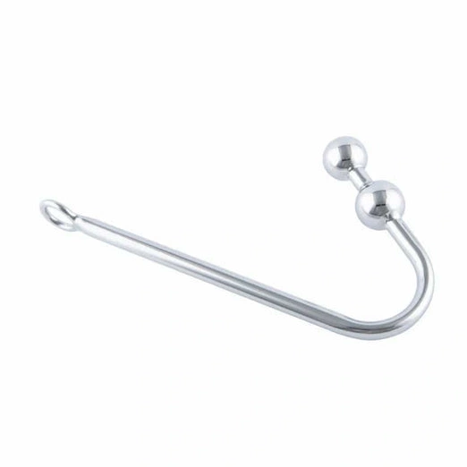 Two Pleasurable Anal Stainless Hook 4417 Balls Steel 0124